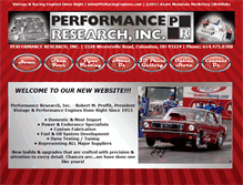 Tablet Screenshot of priracingengines.com